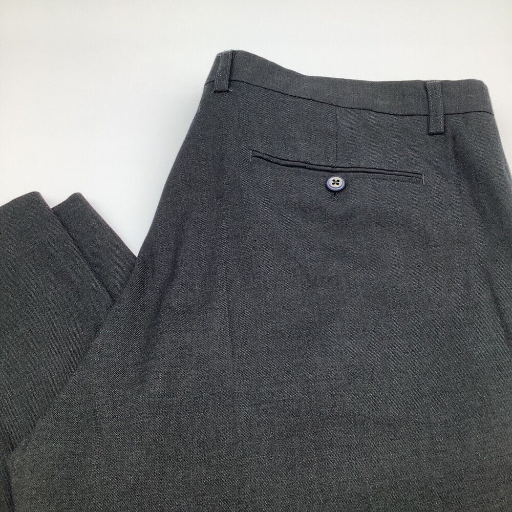 Paisley & Gray Mens Slim Fit Dress Pants Gray Size 38 x 32 (Actual 40 x 30.5)
